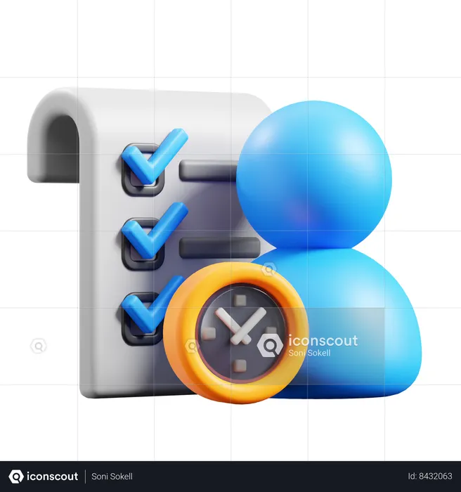 Multitasking  3D Icon