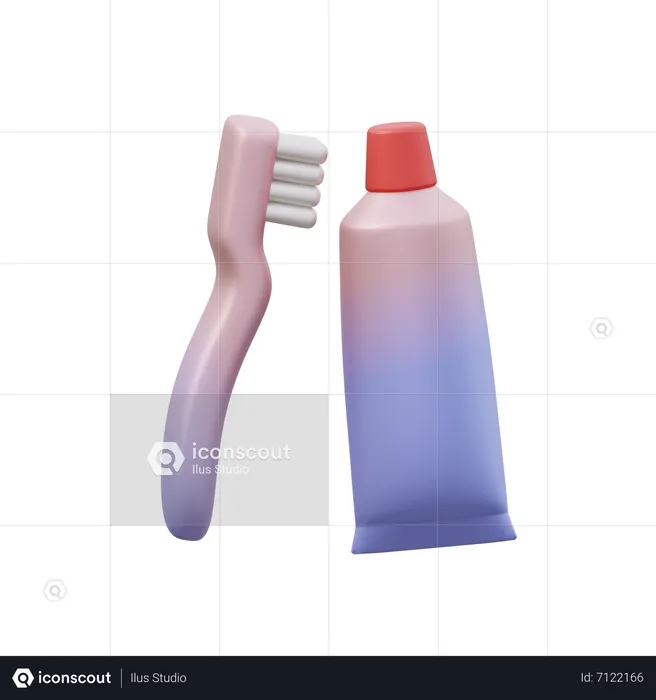 Mundpflege  3D Icon