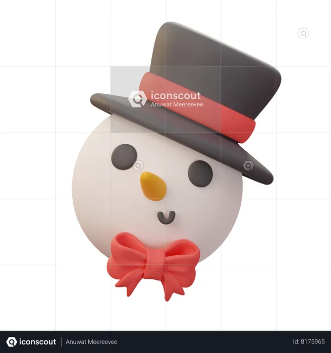 Muñeco de nieve  3D Icon