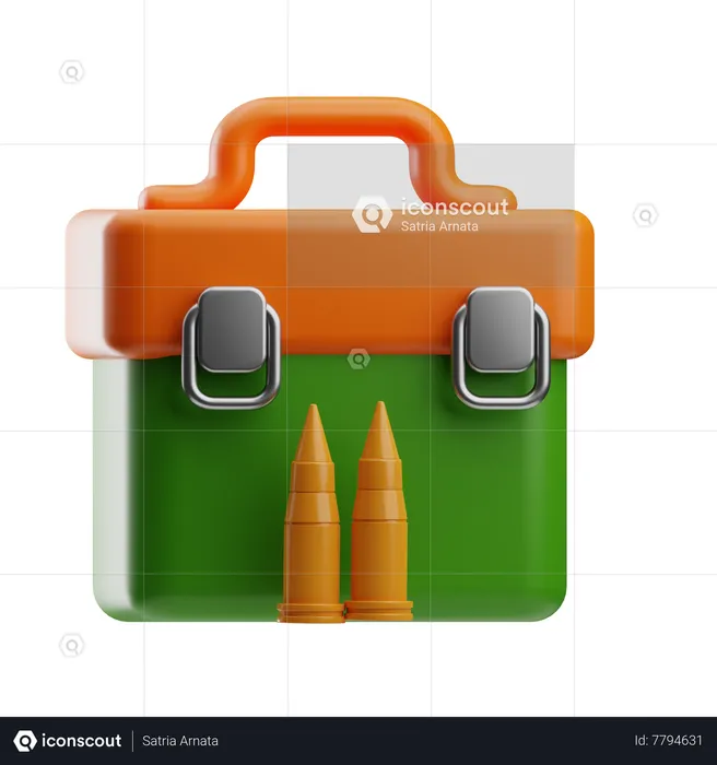 Munitions militaires  3D Icon