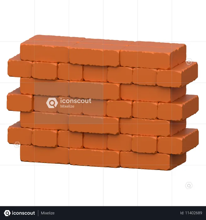 Mur  3D Icon