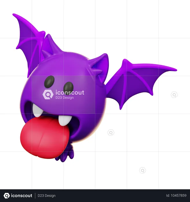 Murciélago de halloween  3D Icon