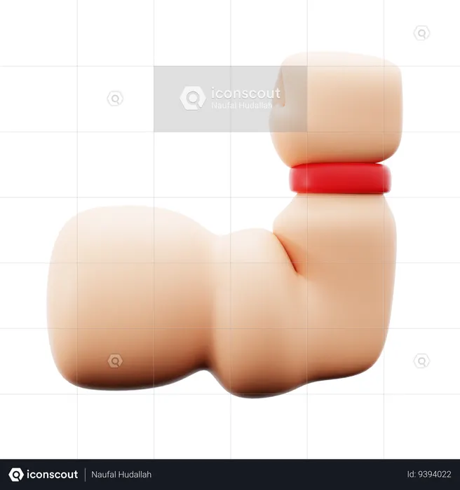 Muscle  3D Icon