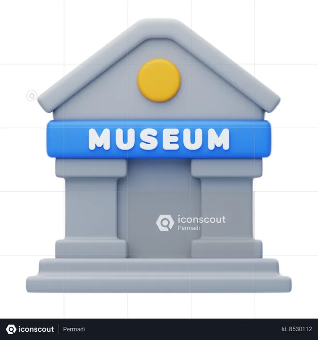 Museu  3D Icon