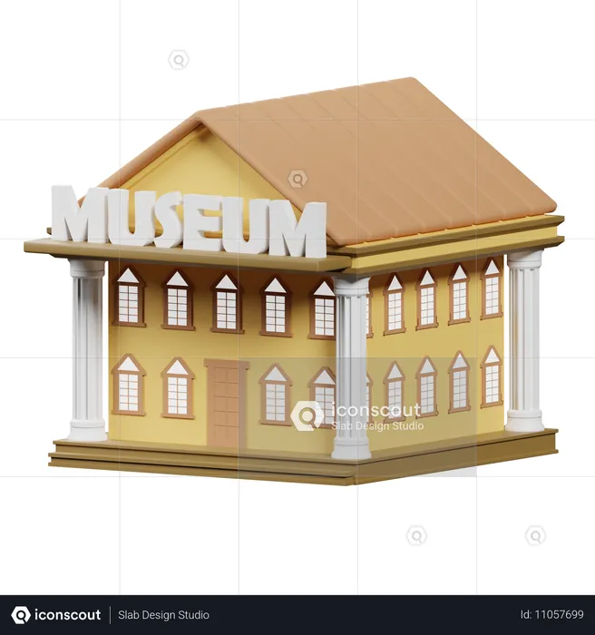 Museum  3D Icon