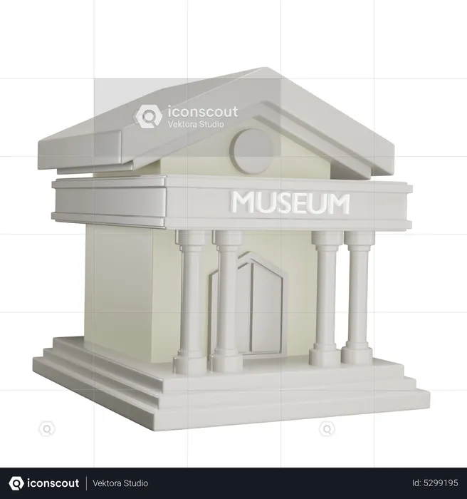 Museum  3D Icon