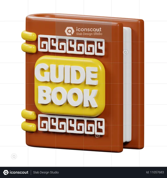 Museum Book Guide  3D Icon