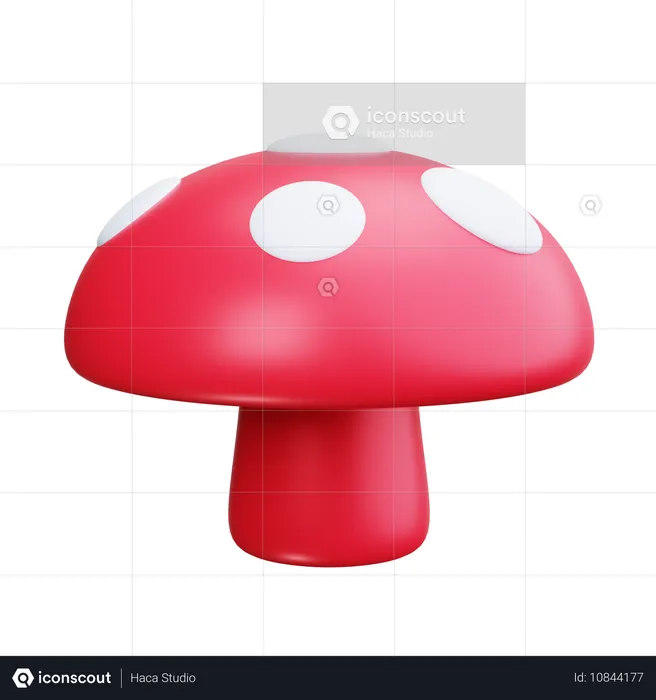 Mushroom  3D Icon