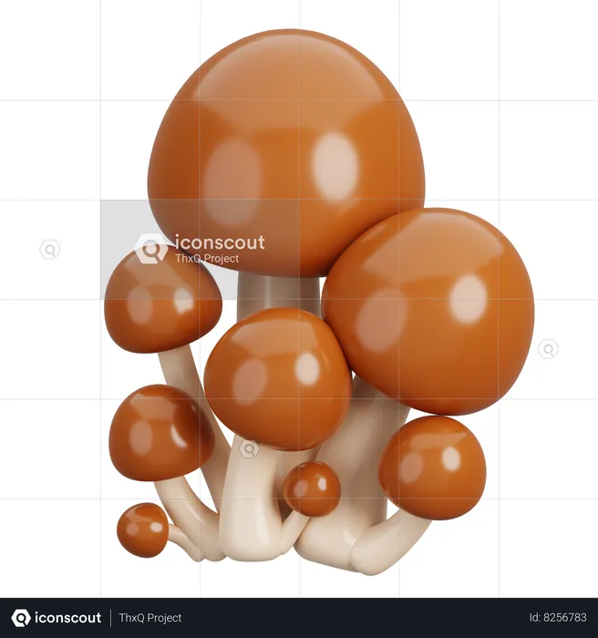 Mushroom  3D Icon