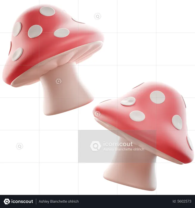 Mushroom  3D Icon