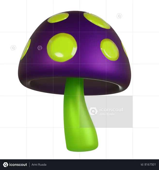 Mushroom  3D Icon