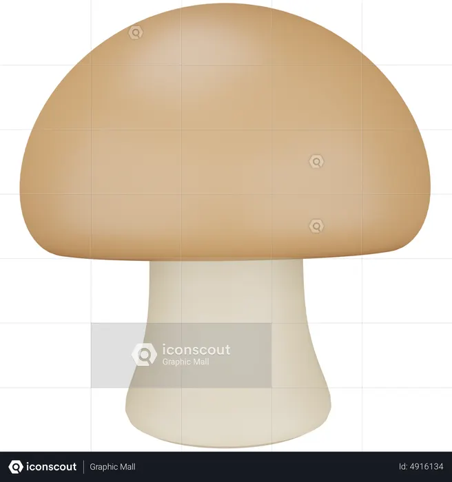 Mushroom  3D Icon