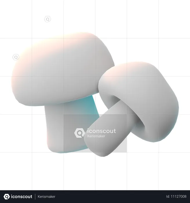 Mushroom  3D Icon