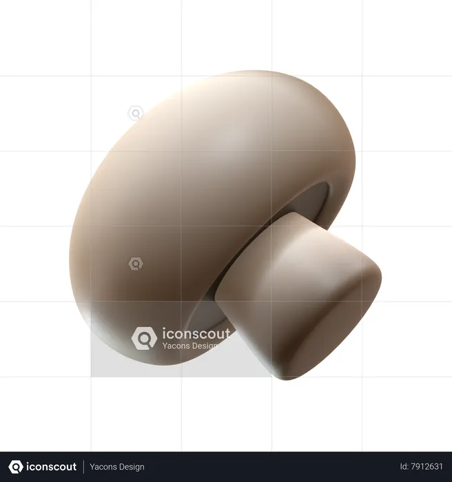 Mushroom  3D Icon