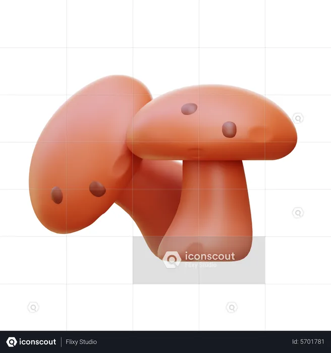 Mushroom  3D Icon