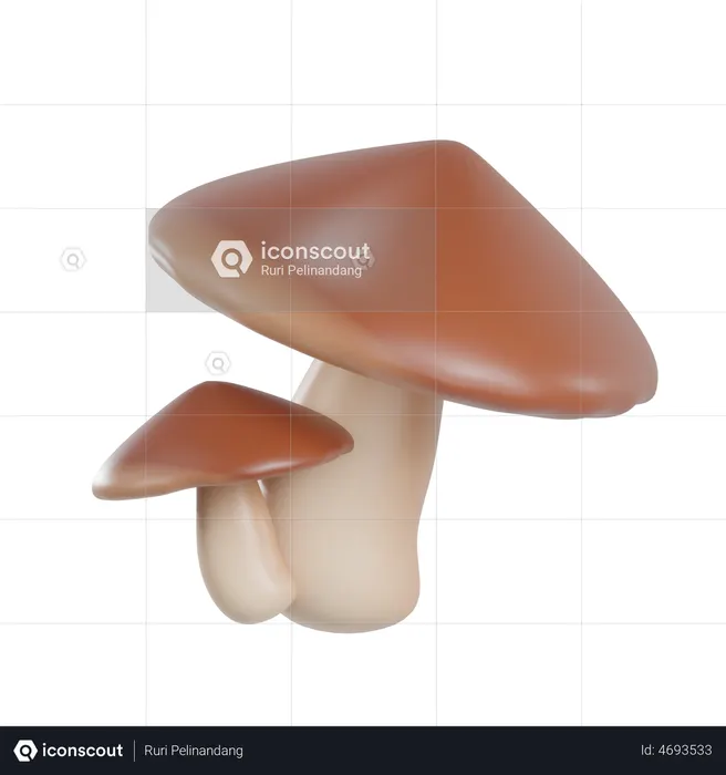 Mushroom  3D Icon