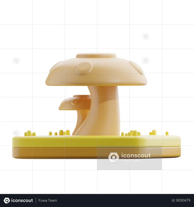 Mushroom  3D Icon