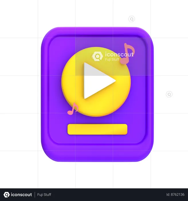 Music  3D Icon