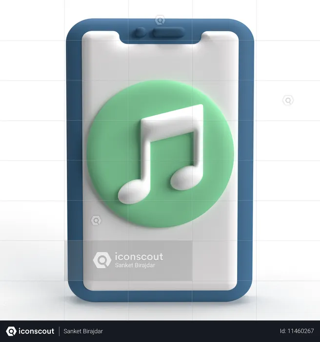 Music  3D Icon