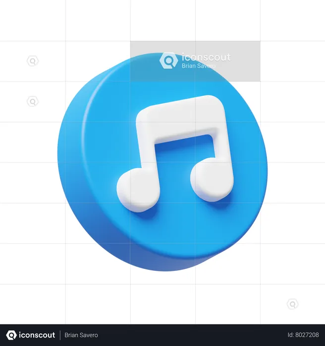 Music  3D Icon