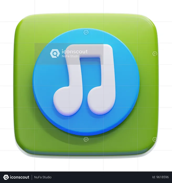 MUSIC  3D Icon