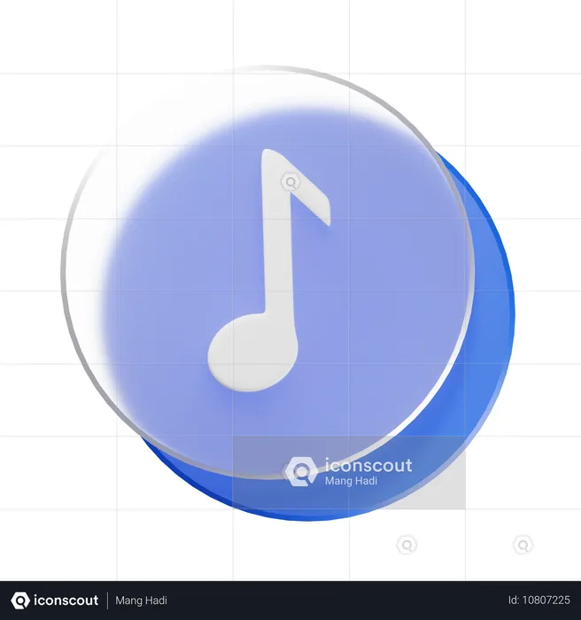 Music  3D Icon