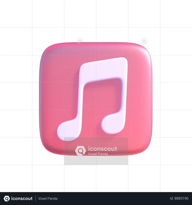 Music  3D Icon