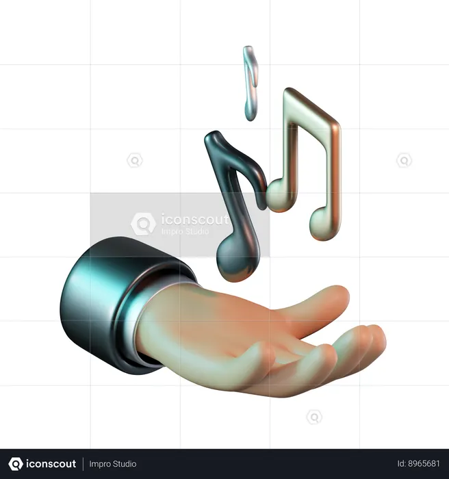 Music  3D Icon