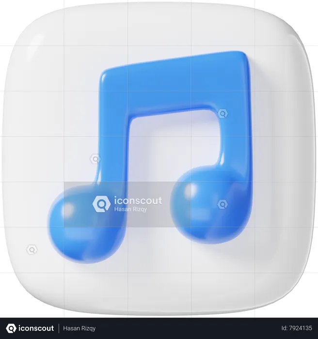 Music  3D Icon