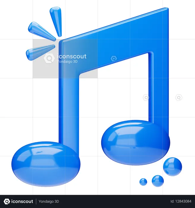 Music  3D Icon