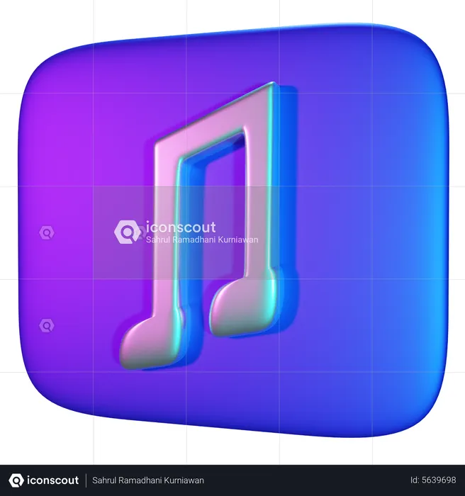 Music Tune  3D Icon