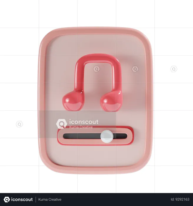 Music Adjuster  3D Icon