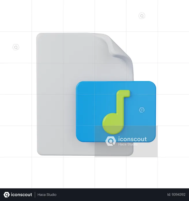 Music Album  3D Icon