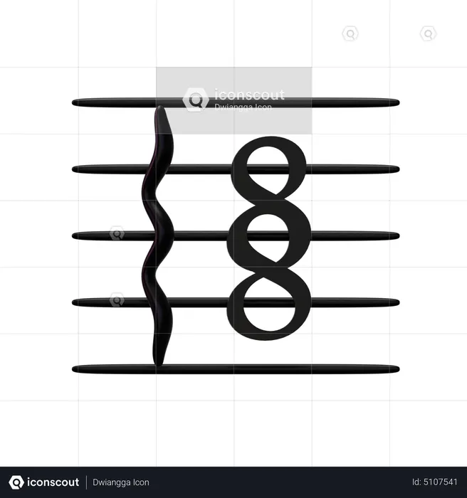 Music Arpeggio  3D Icon