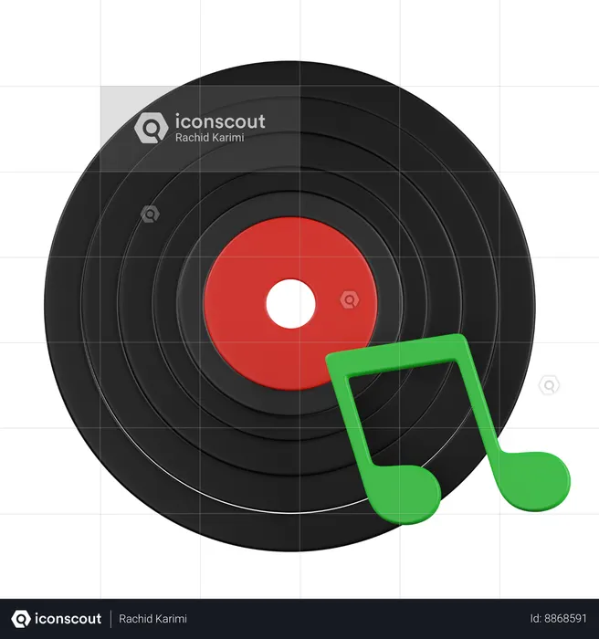Music Cd  3D Icon