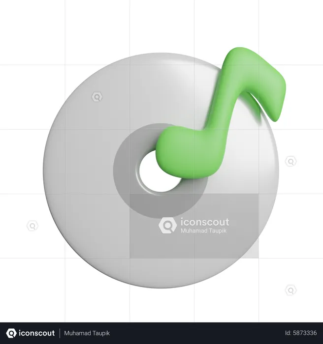 Music Cd  3D Icon