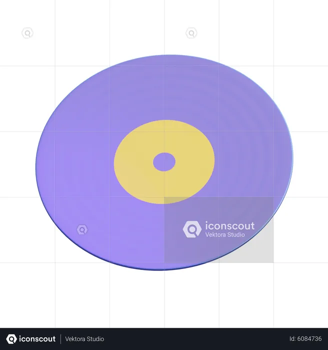 Music Disk  3D Icon