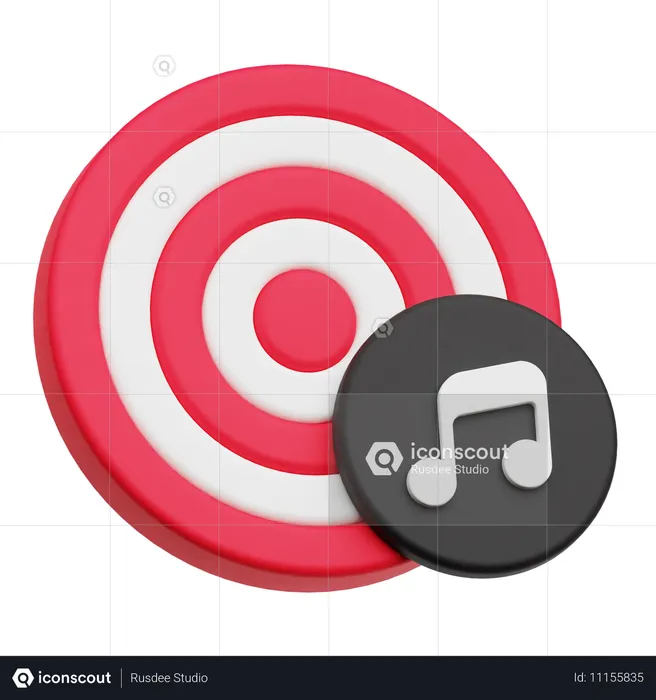 Music Focus  3D Icon