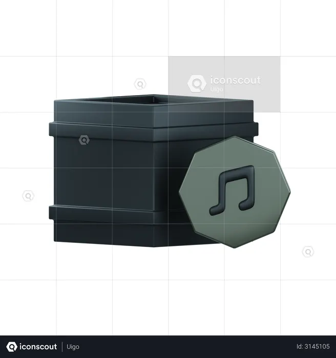 Music Nft  3D Illustration