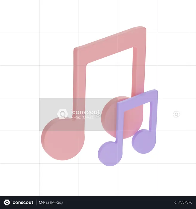 Music Note  3D Icon