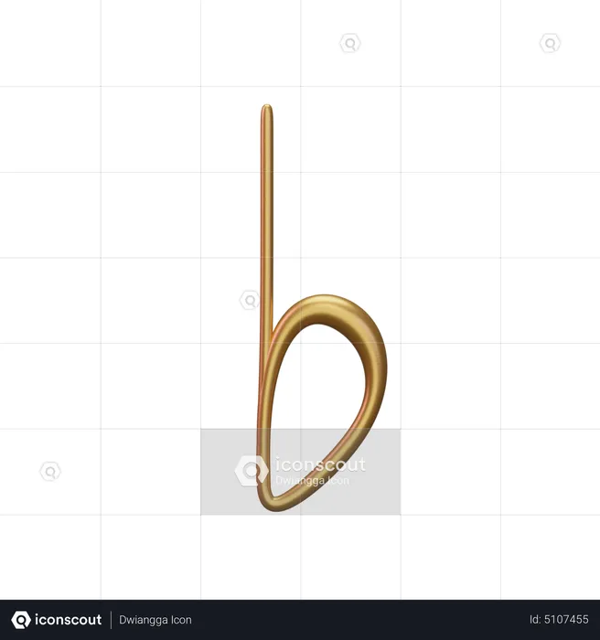 Music Note Gold  3D Icon