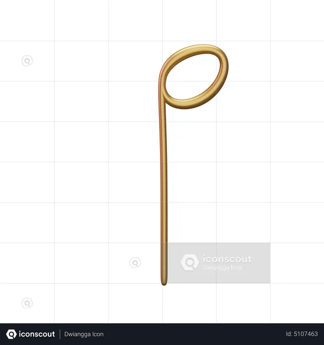 Music Note Gold  3D Icon