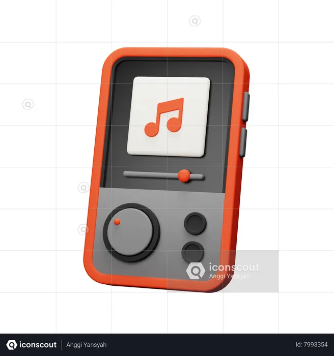 Music Player  3D Icon