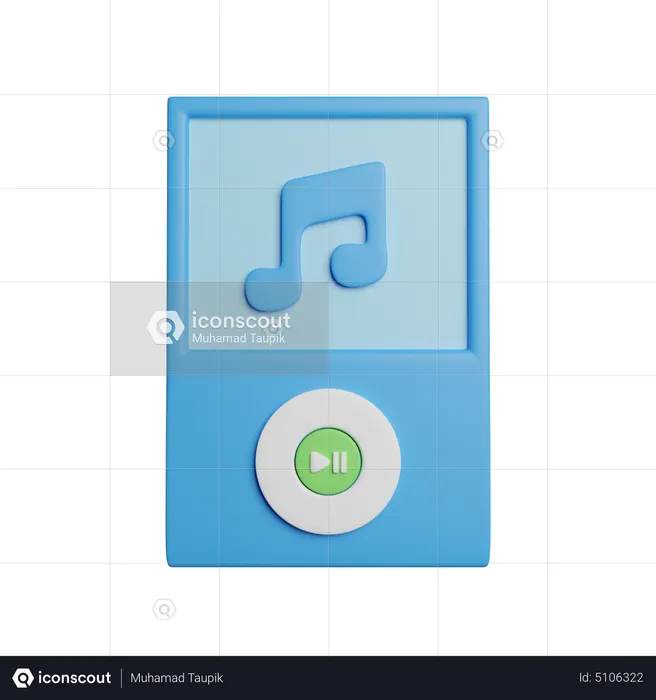 Music Player  3D Icon