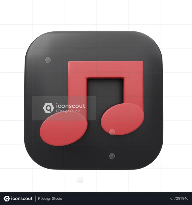 Music Player  3D Icon