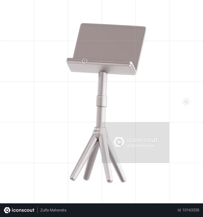 Music Stand  3D Icon