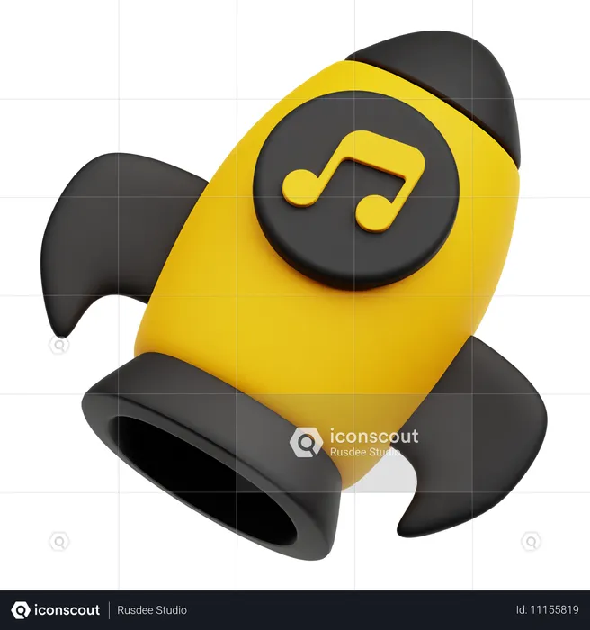 Music Startup  3D Icon