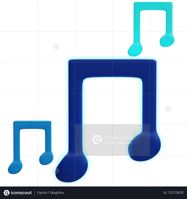 Music Tone  3D Icon