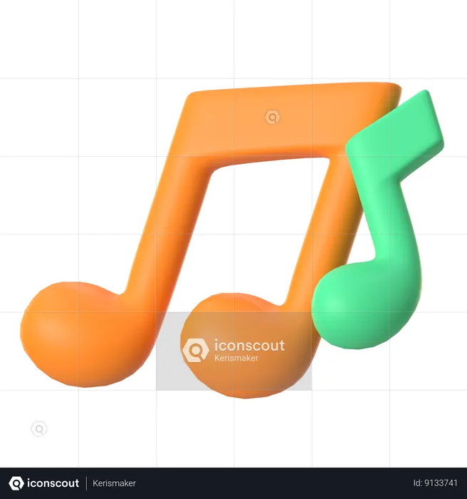 Music Tone  3D Icon