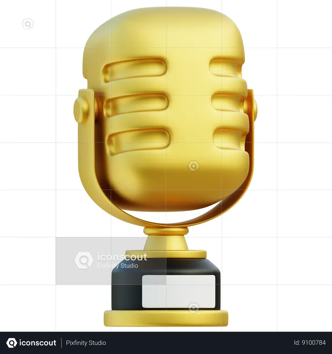 Music Trophy  3D Icon